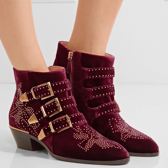 chloe susanna studded boots